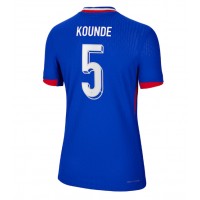 Camiseta Francia Jules Kounde #5 Primera Equipación para mujer Eurocopa 2024 manga corta